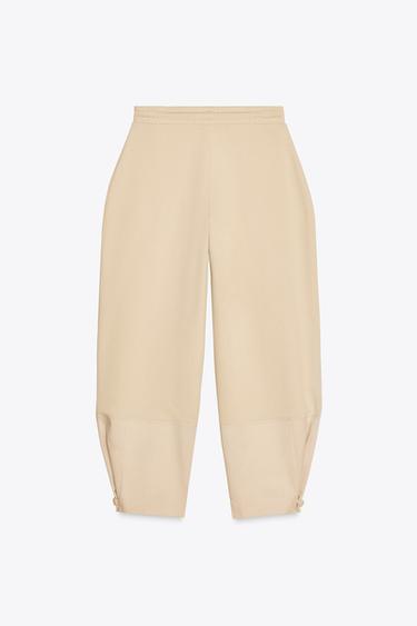 CONTRASTING TROUSERS - Sand by Zara - Image 5