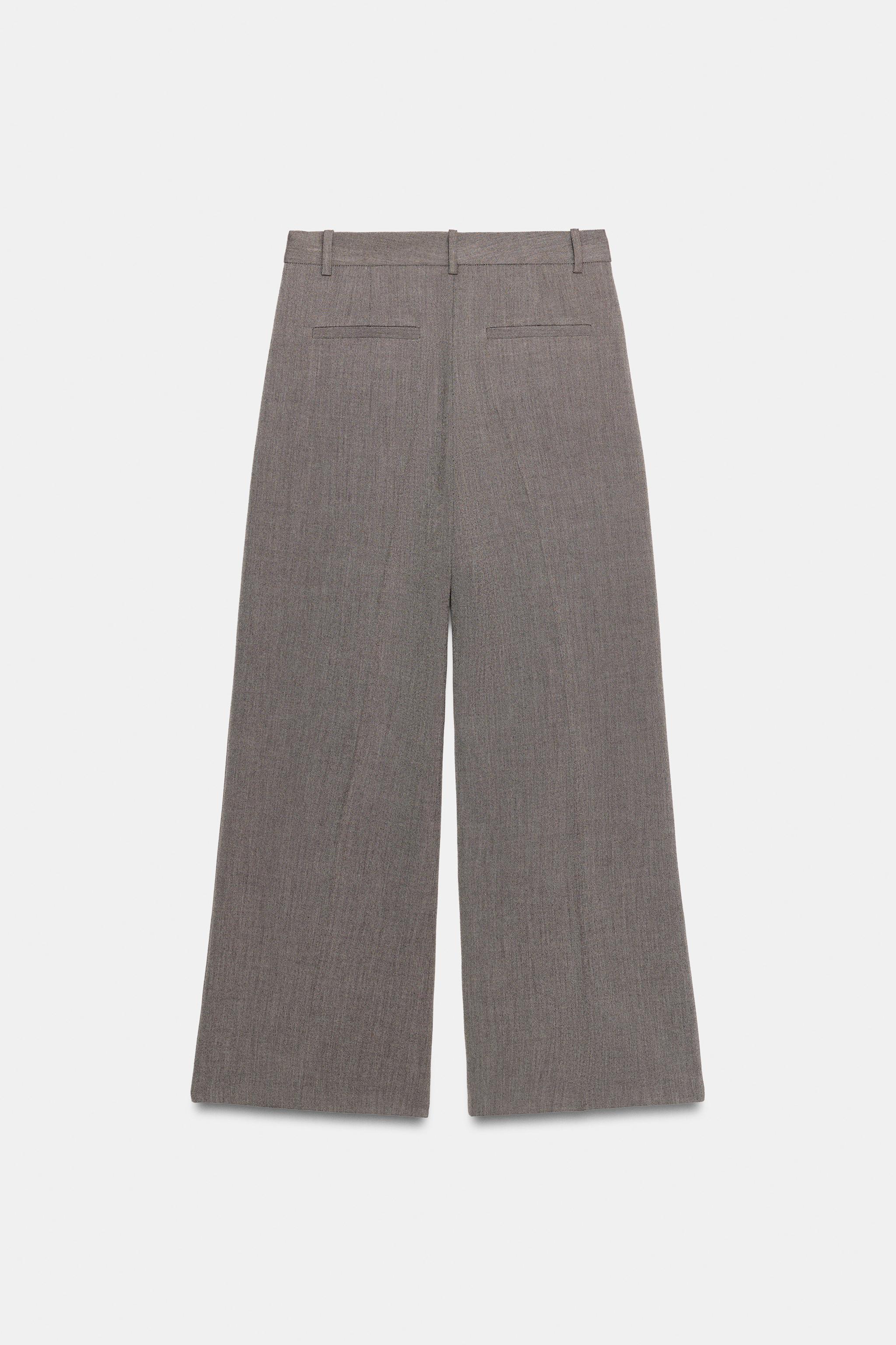 Женские брюки Zara ZW COLLECTION DARTED POCKET PANTS — фото 9