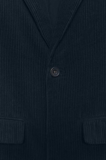 CORDUROY BLAZER SOSHIOTSUKI x ZARA - Dark navy by Zara - Image 5