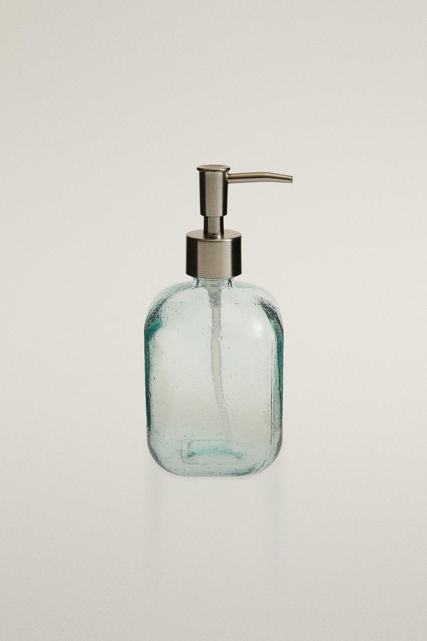 SEIFENSPENDER GLAS BLAUE BLASEN - Blau