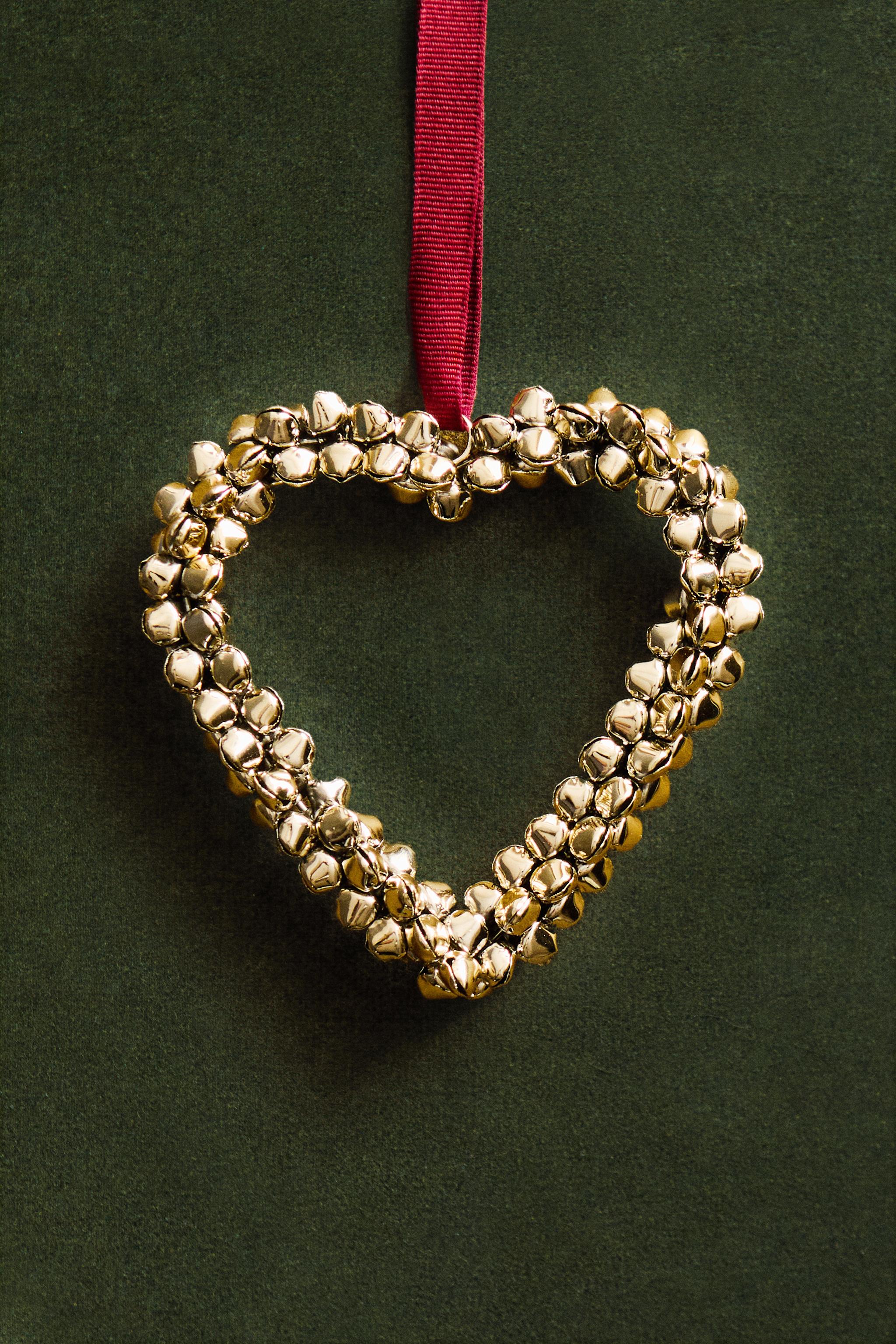 ハート すず クリスマスツリーオーナメント - ゴールド | ZARA Japan