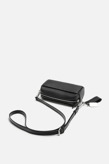 PLAIN CROSSBODY BAG - Black by Zara - Image 3