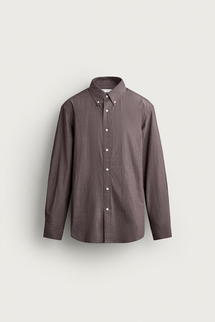 CAMISA REGULAR FIT ALGODÓN