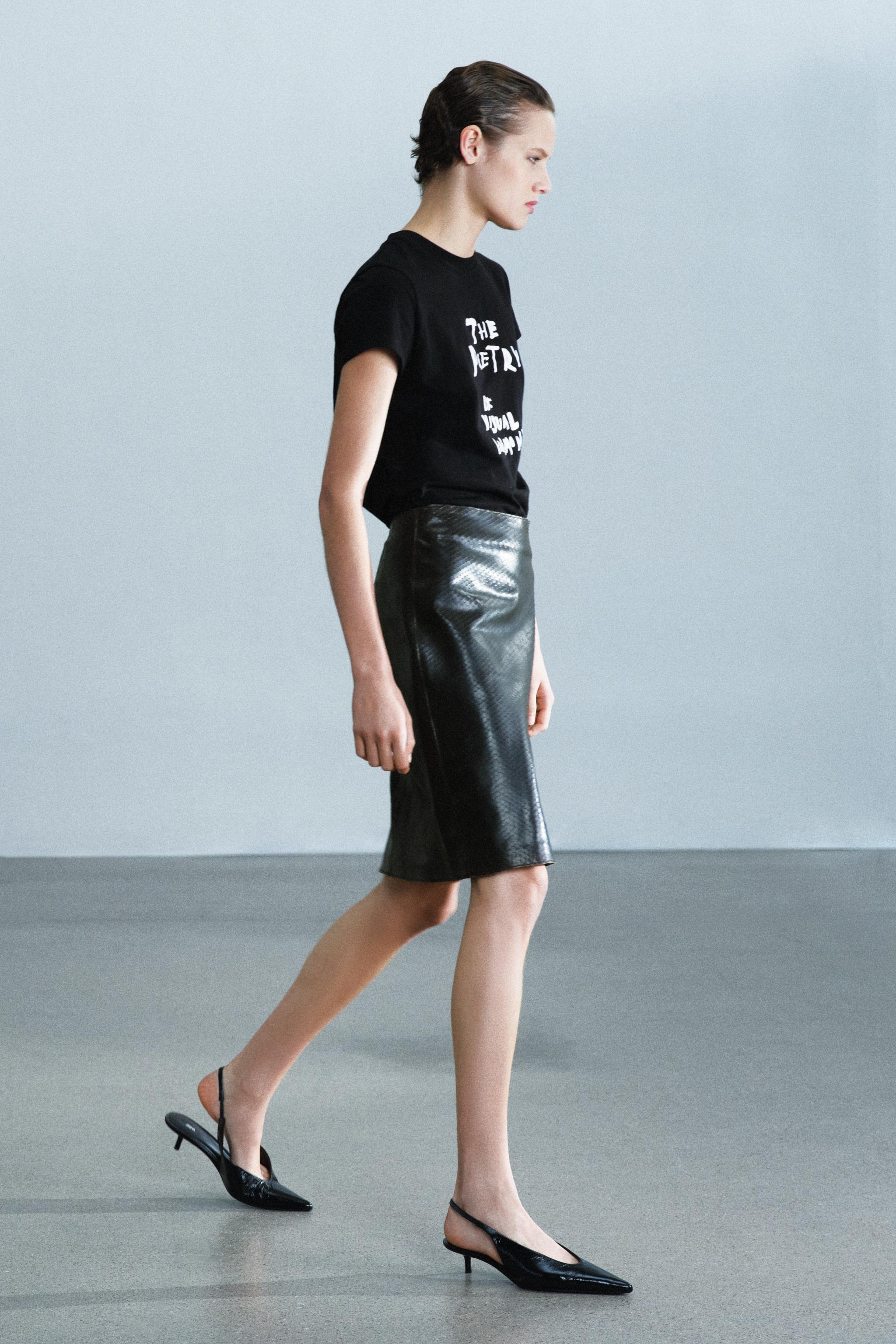 Zara YAZILI T-SHIRT görsel 3