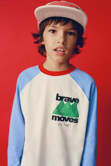T-SHIRT MANCHES RAGLAN IMPRIMÉ LUCAS BEAFORT © - Multicolore de Zara