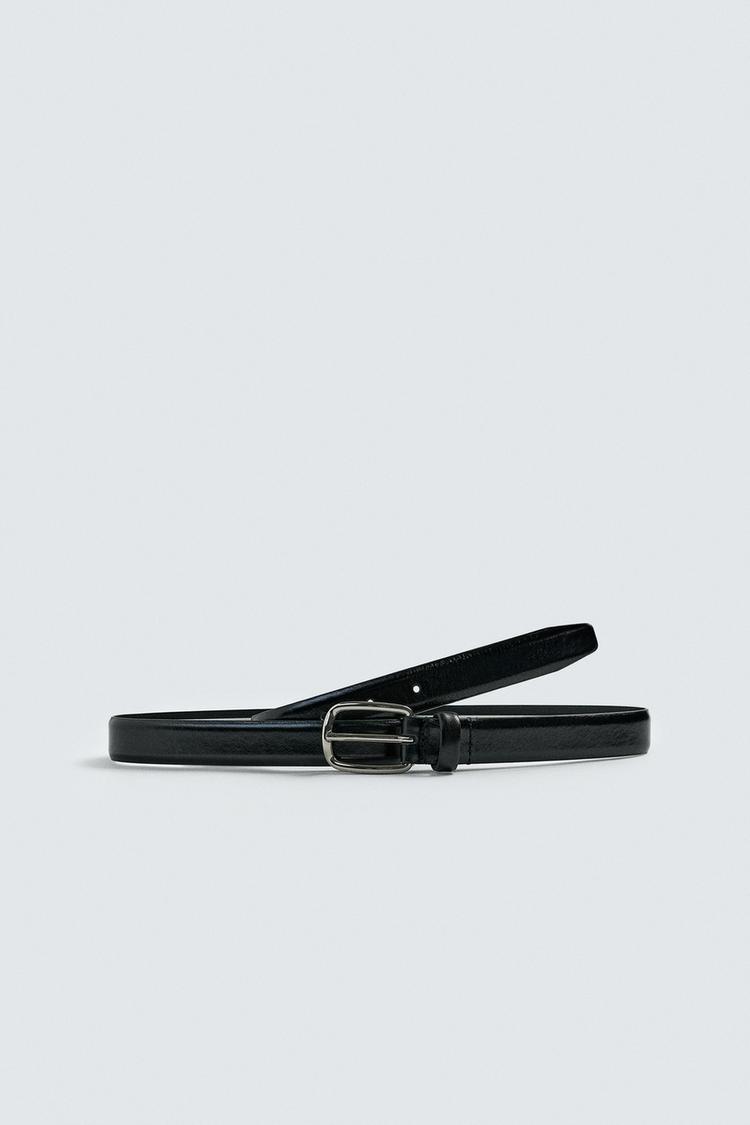 ZARA LEATHER BELT AARON LEVINE X ZARA