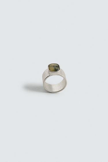 BAGUE CHEVALIÈRE PIERRE - Argent de Zara - Image 1