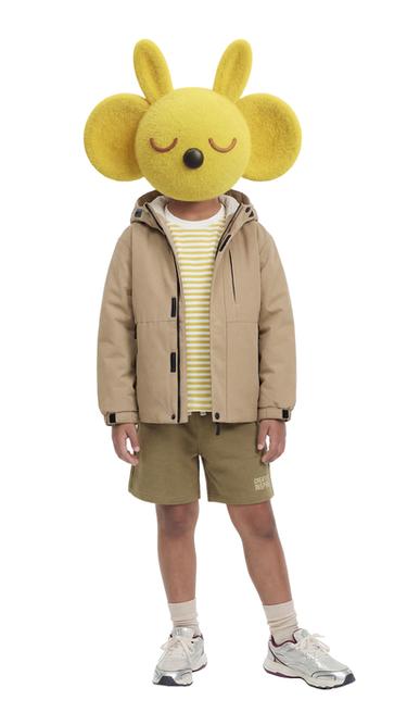 CONTRAST ZIP WATER-REPELLENT PARKA - Light beige by Zara