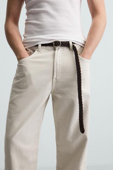 JEANS STRAIGHT FIT RELAXED - Crudo de Zara