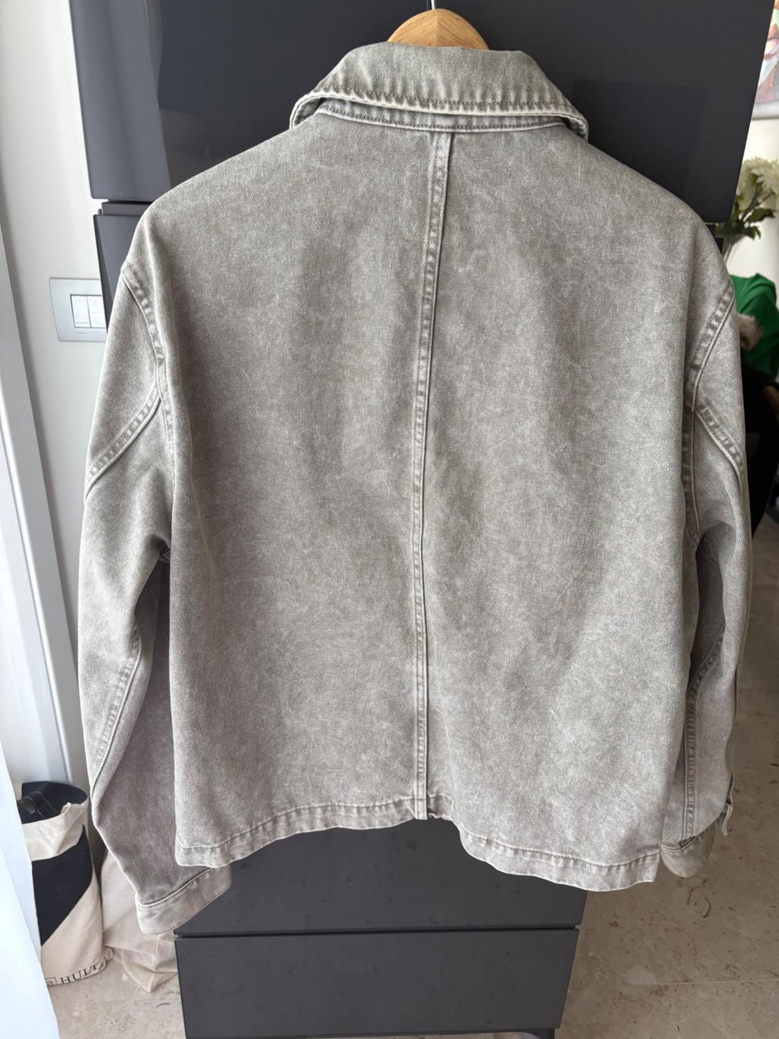 ACID WASH DENIM JACKET - Image 2