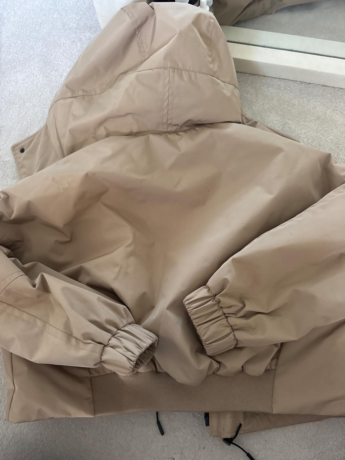 CROPPED HOODED JACKET | SECOND HAND | Zara Preowned