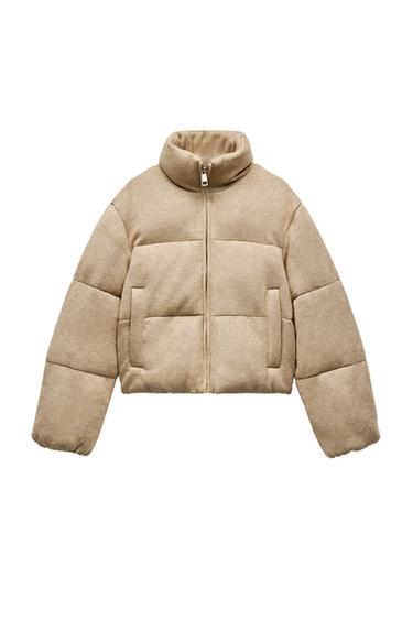 KNIT PUFFER JACKET