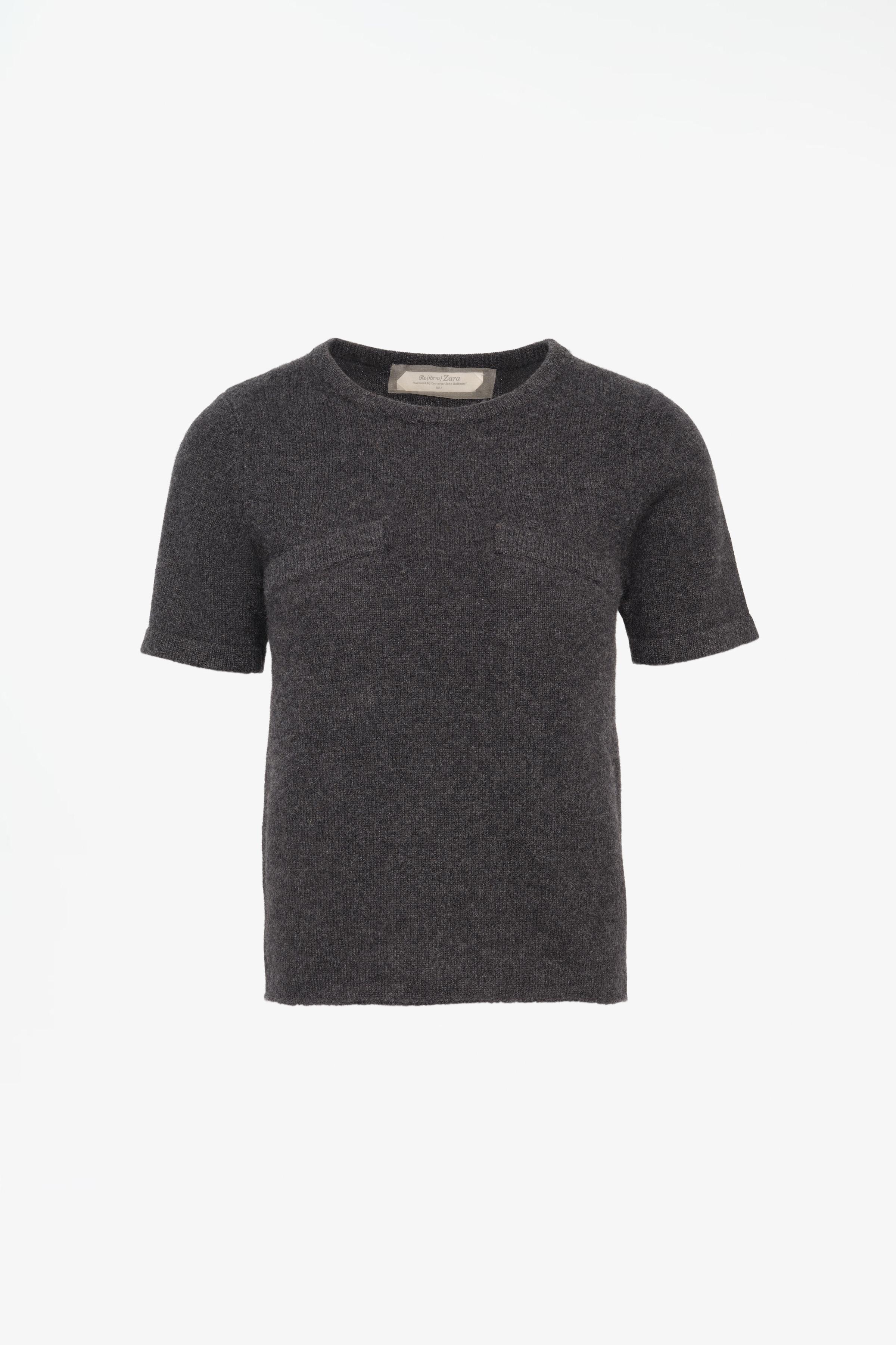 LIMITED EDITION 100% CASHMERE KNIT T-SHIRT