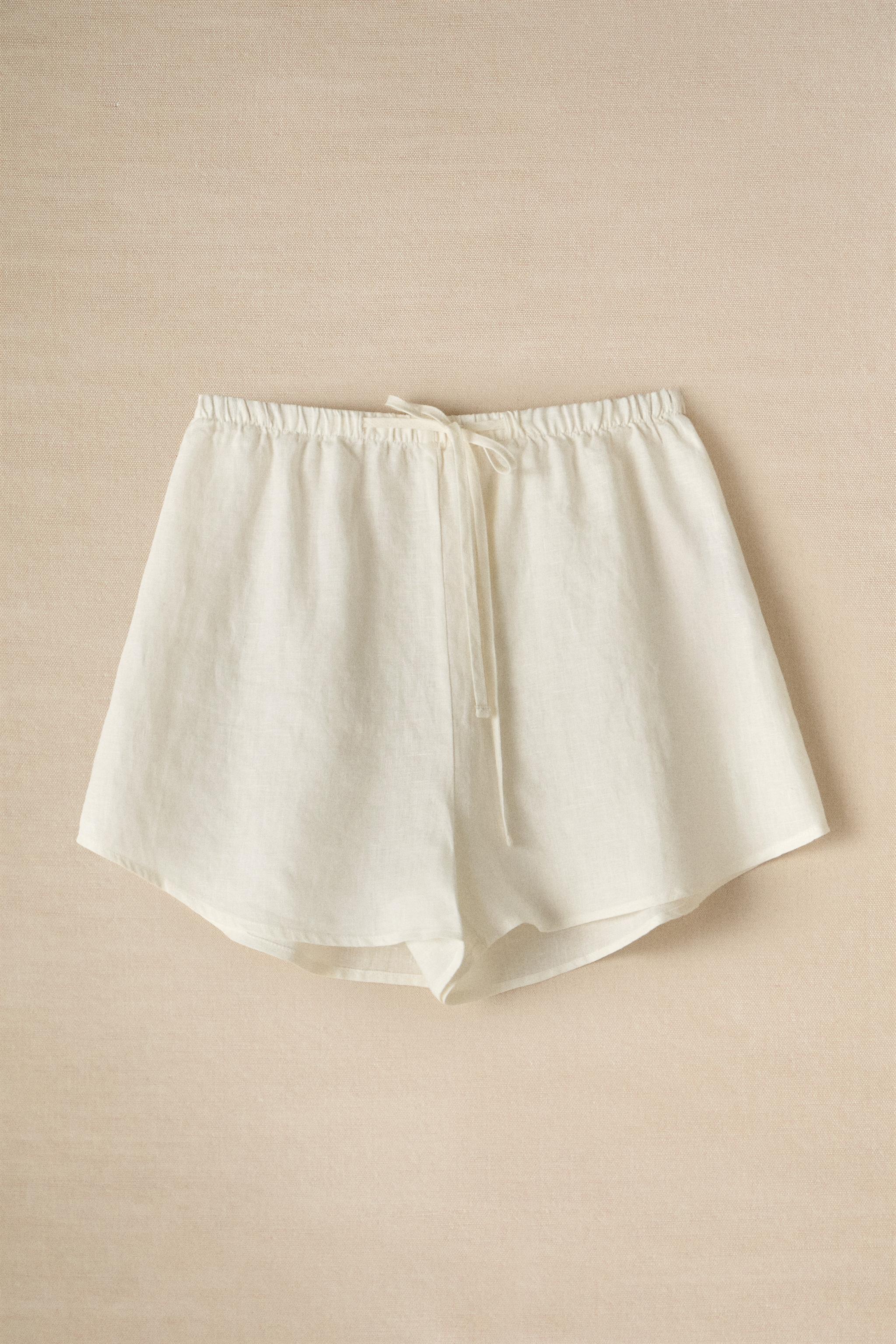 LINEN SHORTS