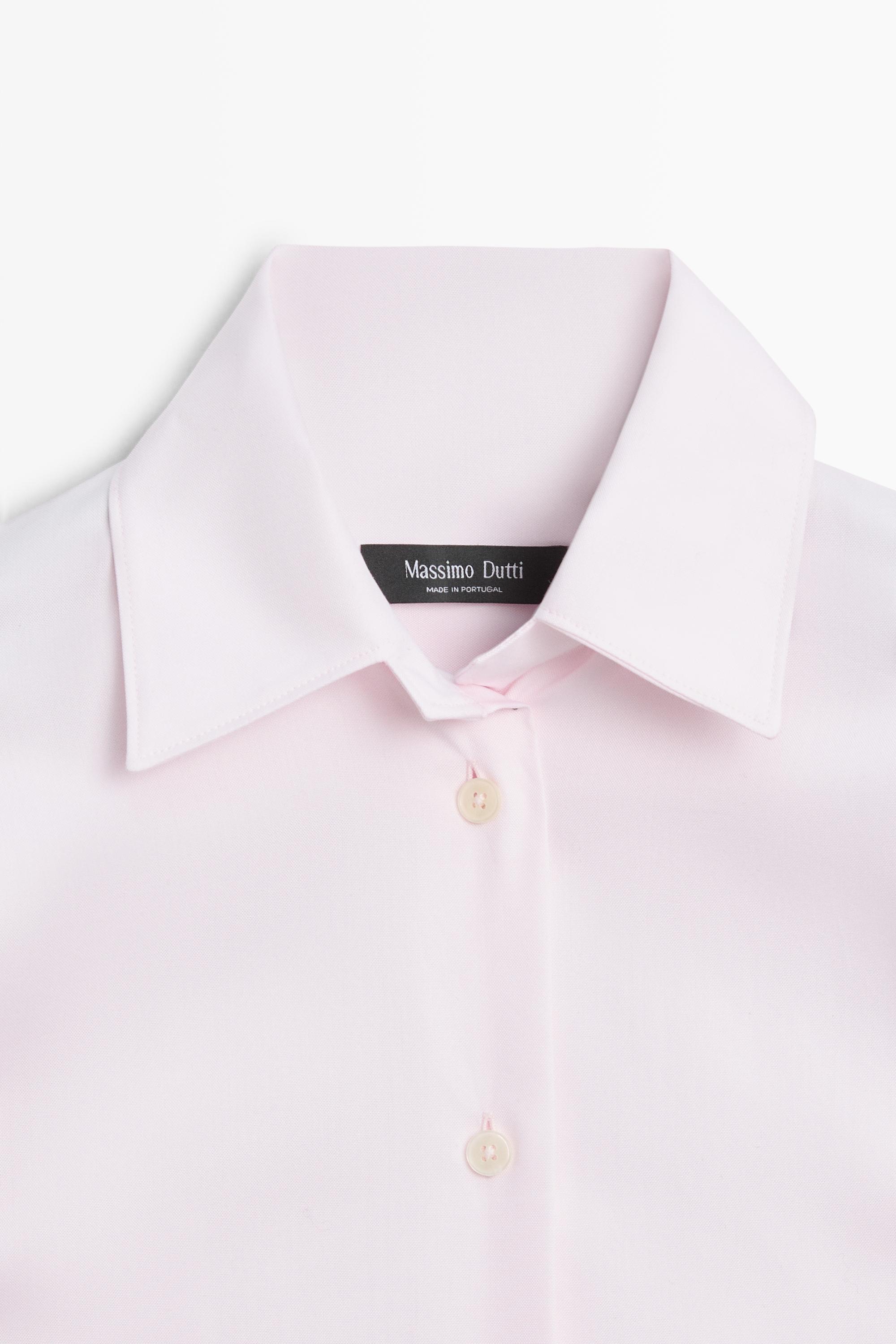 Chemise en popeline 100 % coton