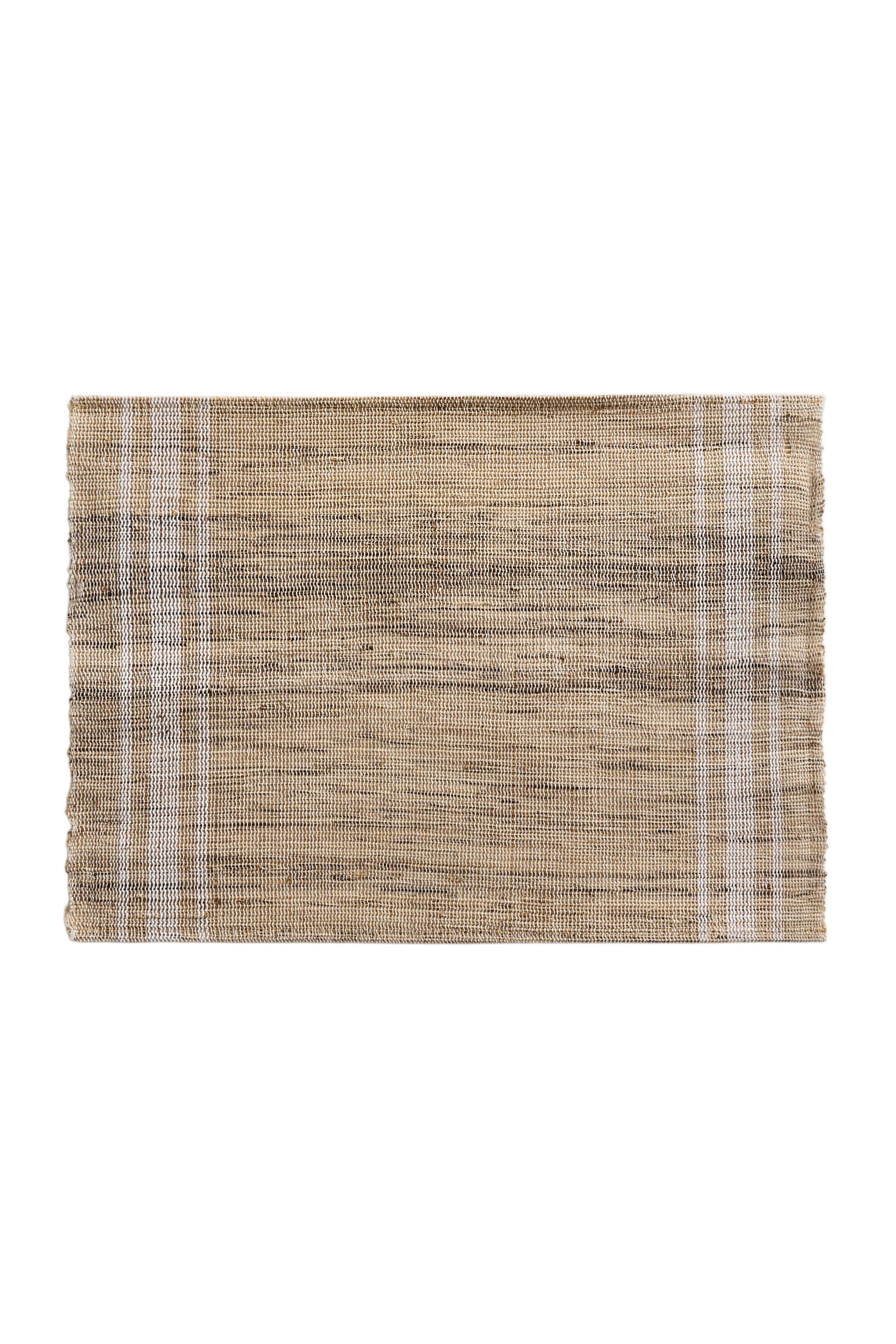 RAMIE PLACEMAT WITH STRIPES - Light beige | ZARA United Kingdom
