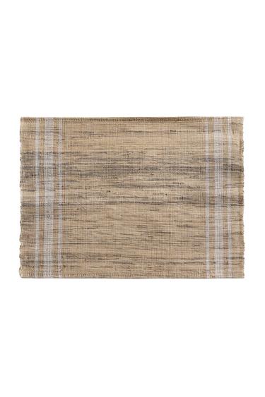 Zaras BORDSTABLETT I RAMI MED RÄNDER - Ljust beige