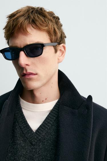 LUNETTES DE SOLEIL OVALES AARON LEVINE X ZARA - Noir de Zara - Image 1