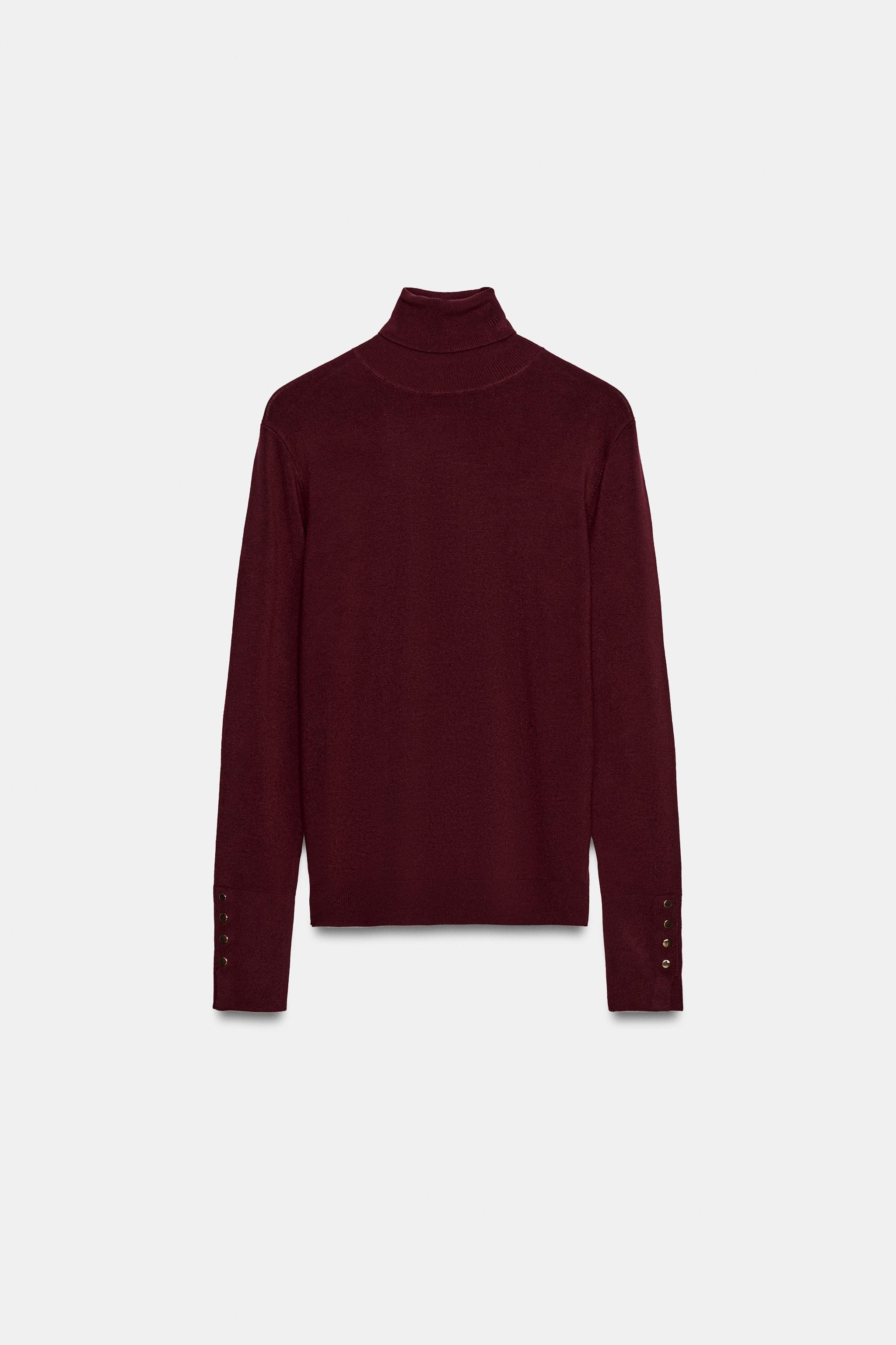 BASIC MOCK NECK SWEATER