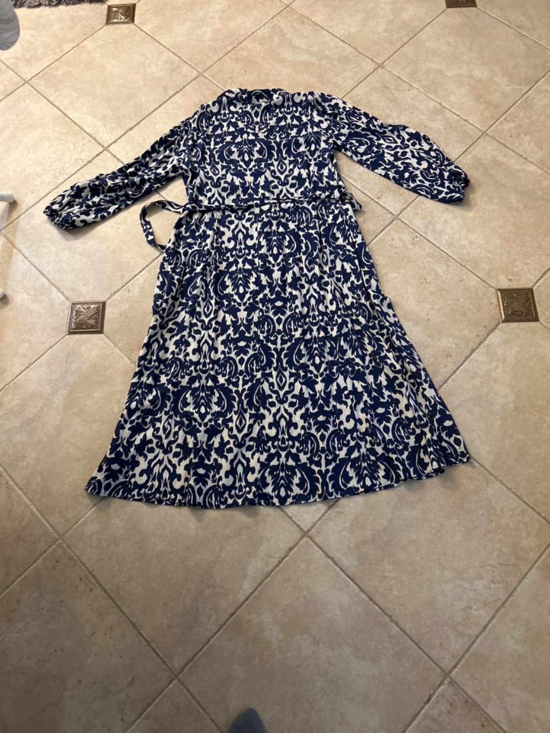 PRINTED MIDI DRESS - Image 2