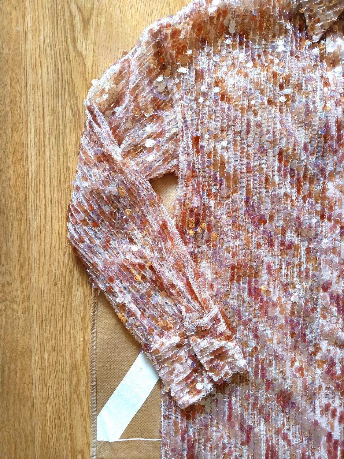 LONG SHIRT WITH SEQUINS - Image 4