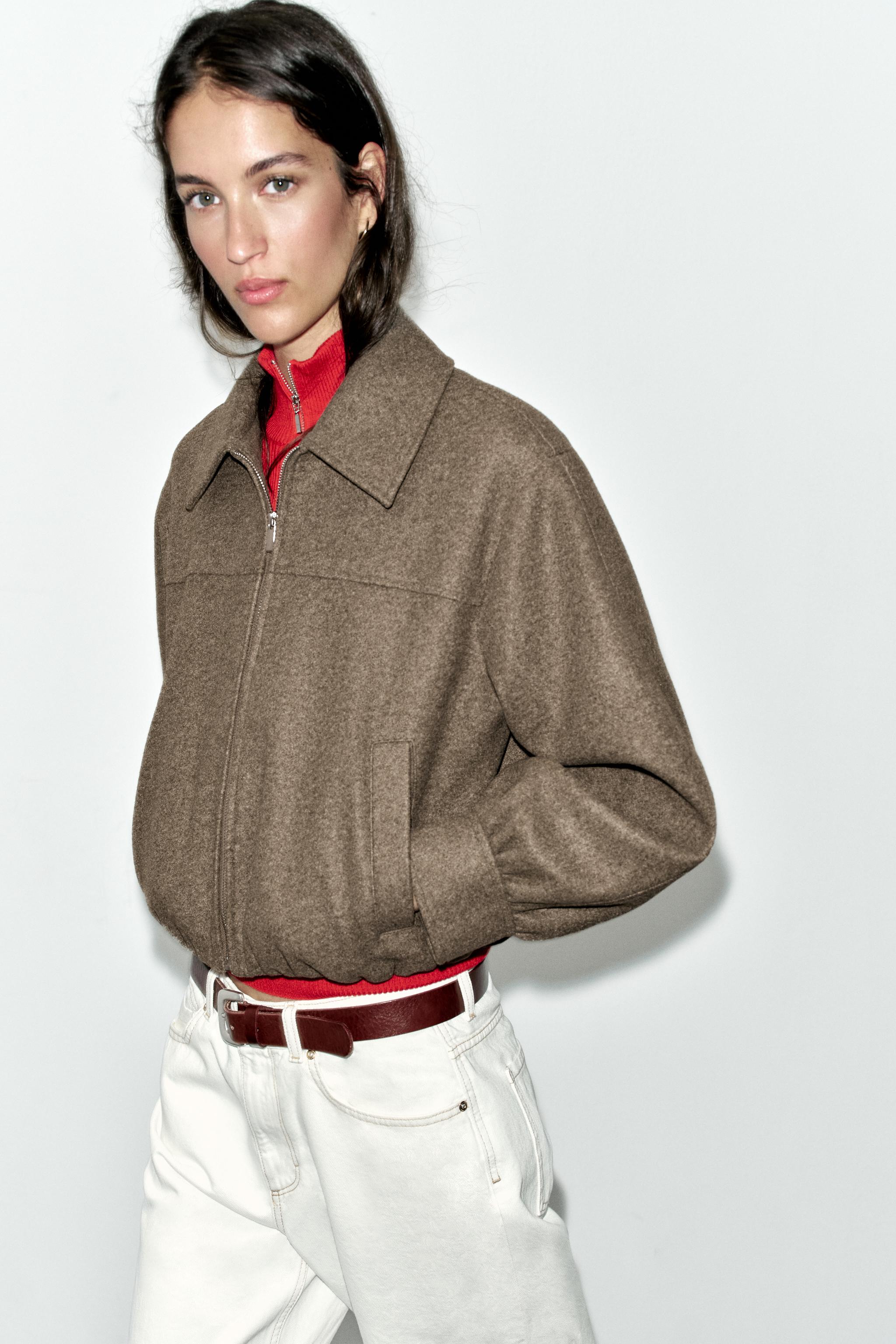 SOFT ZIP JACKET — Mink