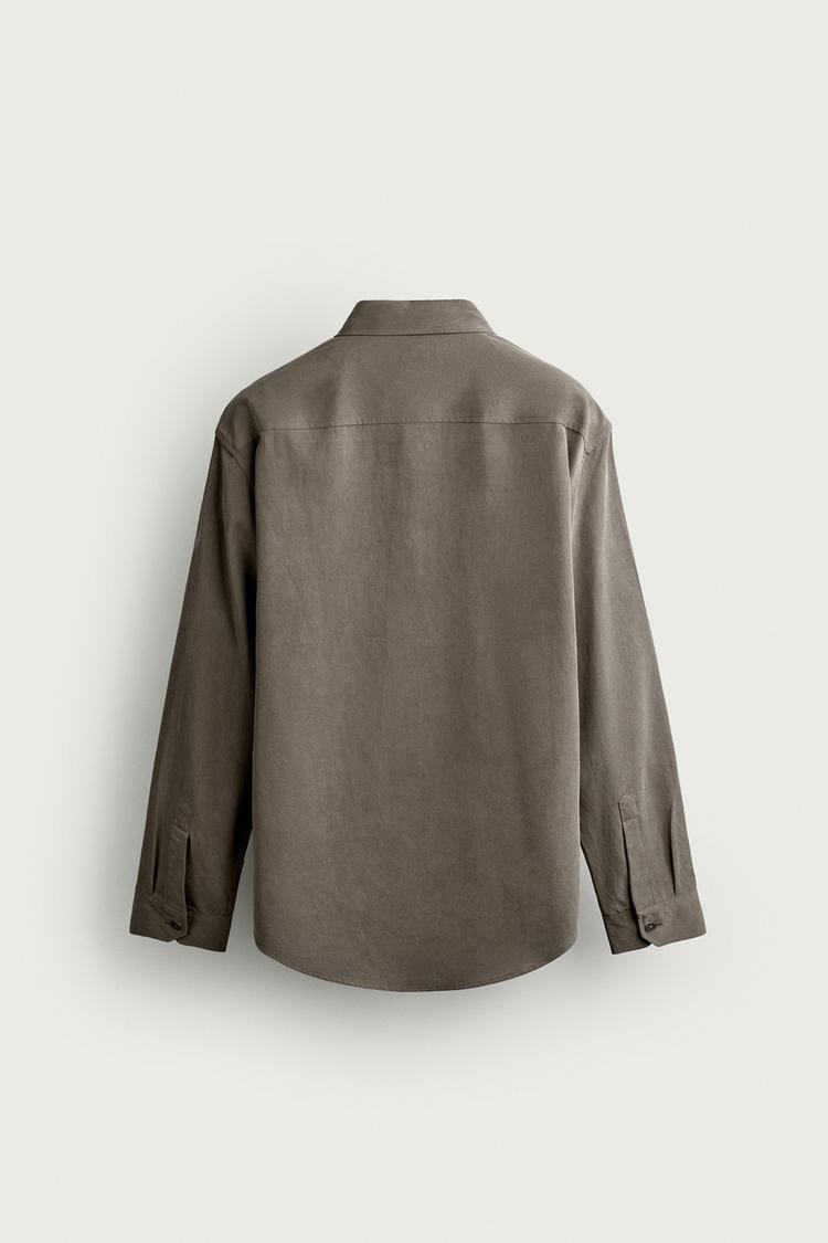 Camisa fluida de corte relajado 6