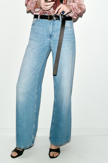 JEANS Z1975 WIDE LEG TIRO BAJO - Azul claro de Zara