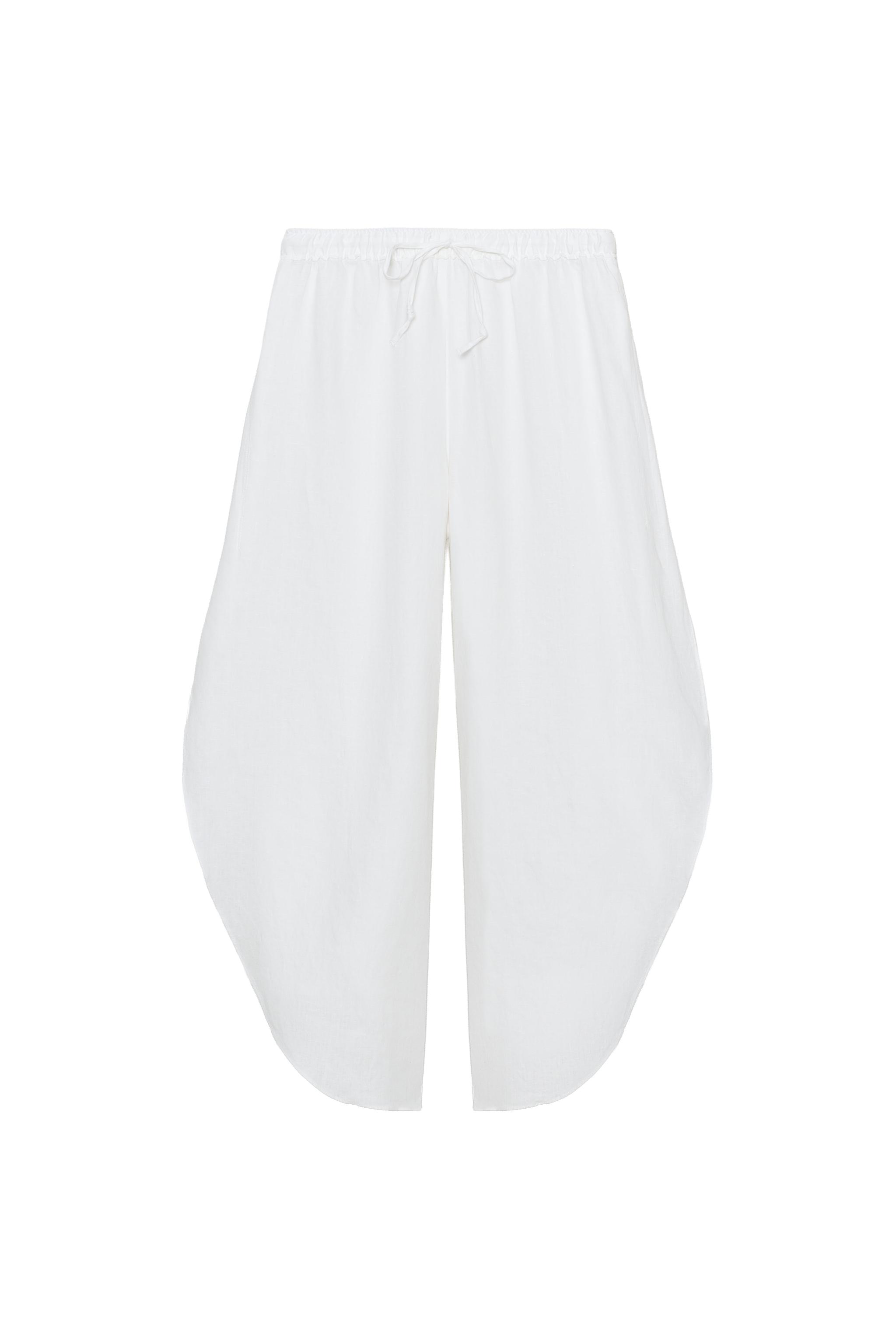 ZW COLLECTION YIRTMAÇLI KETEN PANTOLON