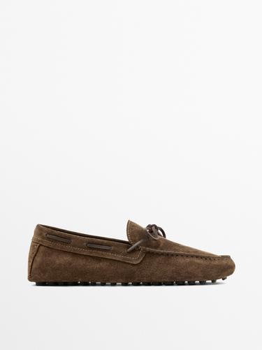 Zara Loafers - Made in Italy - Khaki Green - Image 0