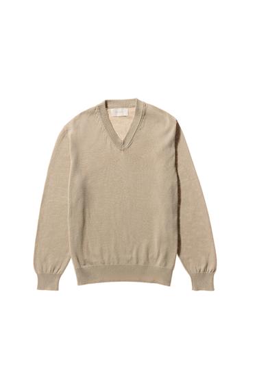 COTTON - LINEN SWEATER - Beige by Zara