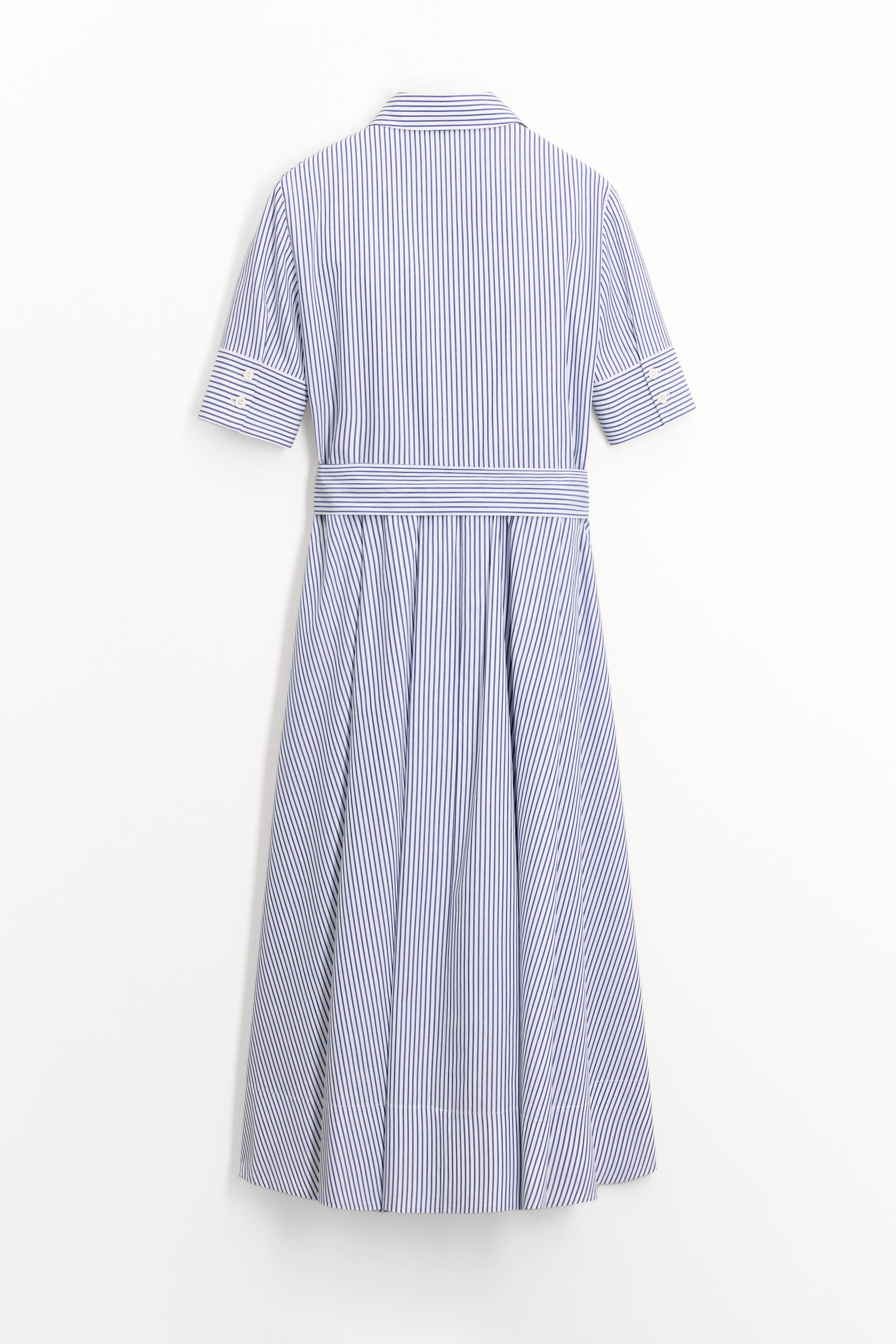 パーティードレス Short Striped Poplin Sun-Dress Alaia Short Striped Poplin Sun-Dress - Runway Catalog