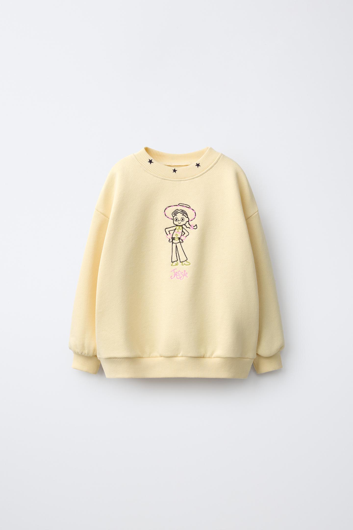 Детская толстовка Zara Jessie Toy Story© Disney Pixar Embroidered, цвет: Жёлтый