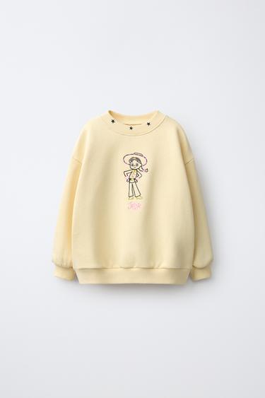Zara JESSIE TOY STORY© DISNEY PIXAR EMBROIDERED SWEATSHIRT - Yellow