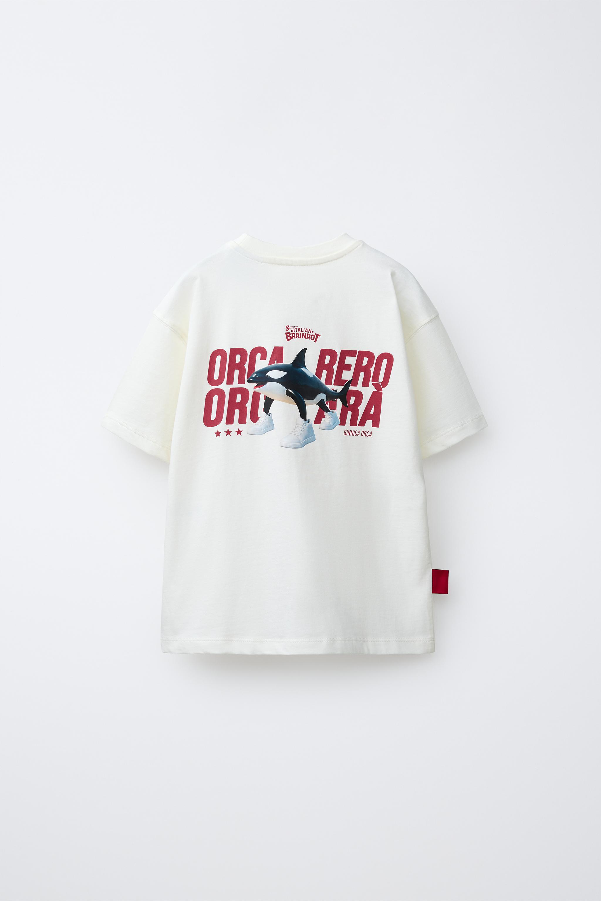 T-SHIRT À IMPRIMÉ ORQUE SKIFIDOL ITALIAN BRAINROT™