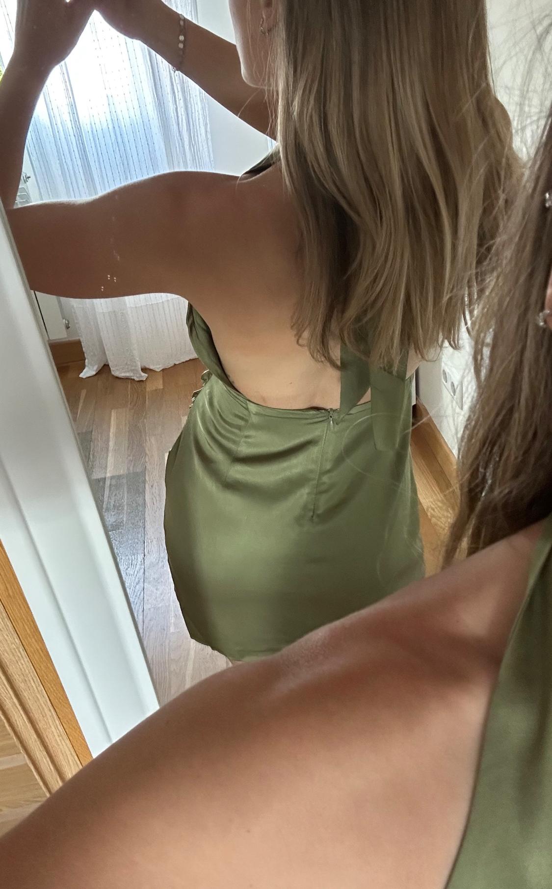 SATIN MINI DRESS - Image 5