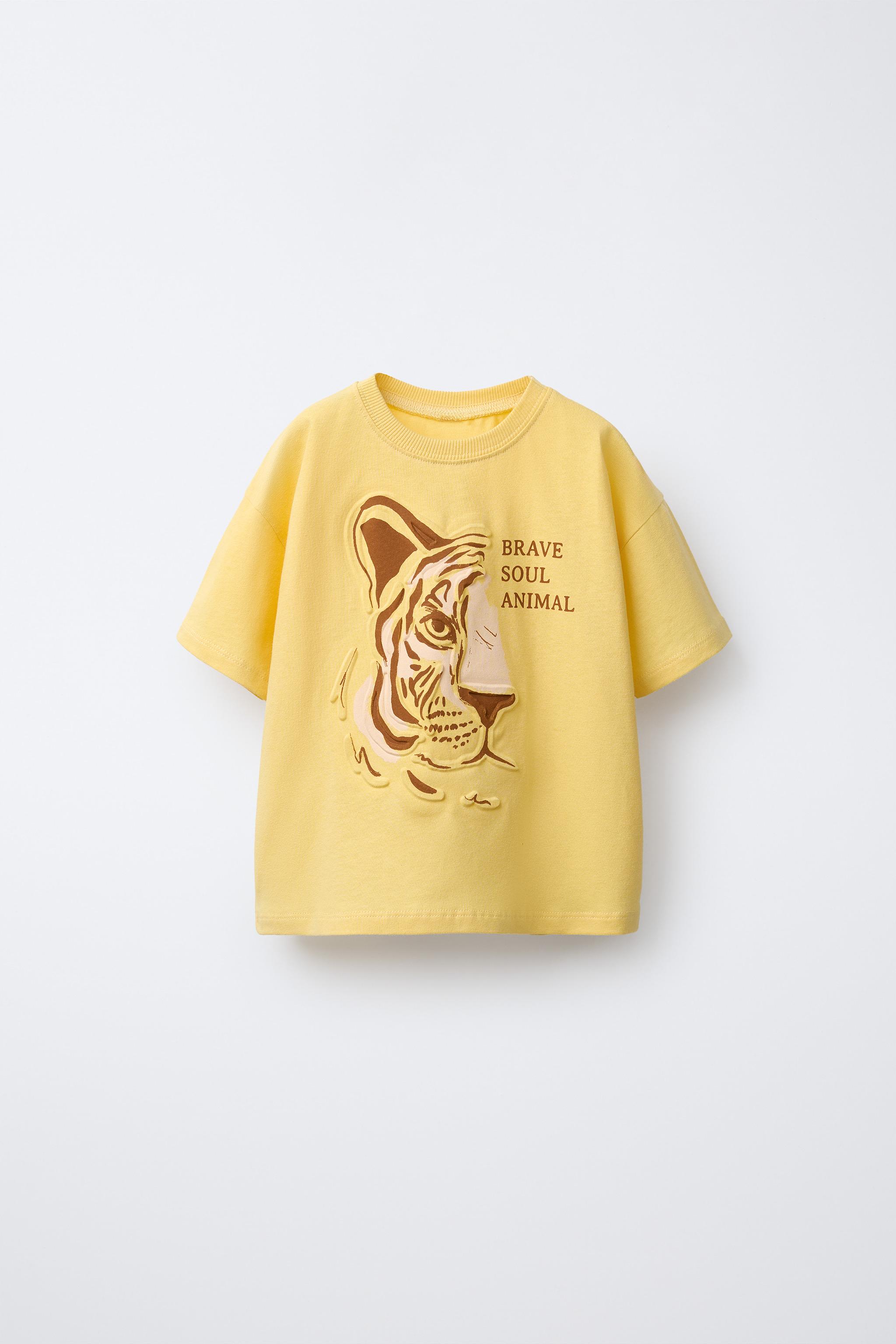 T-SHIRT ANIMAL EN RELIEF