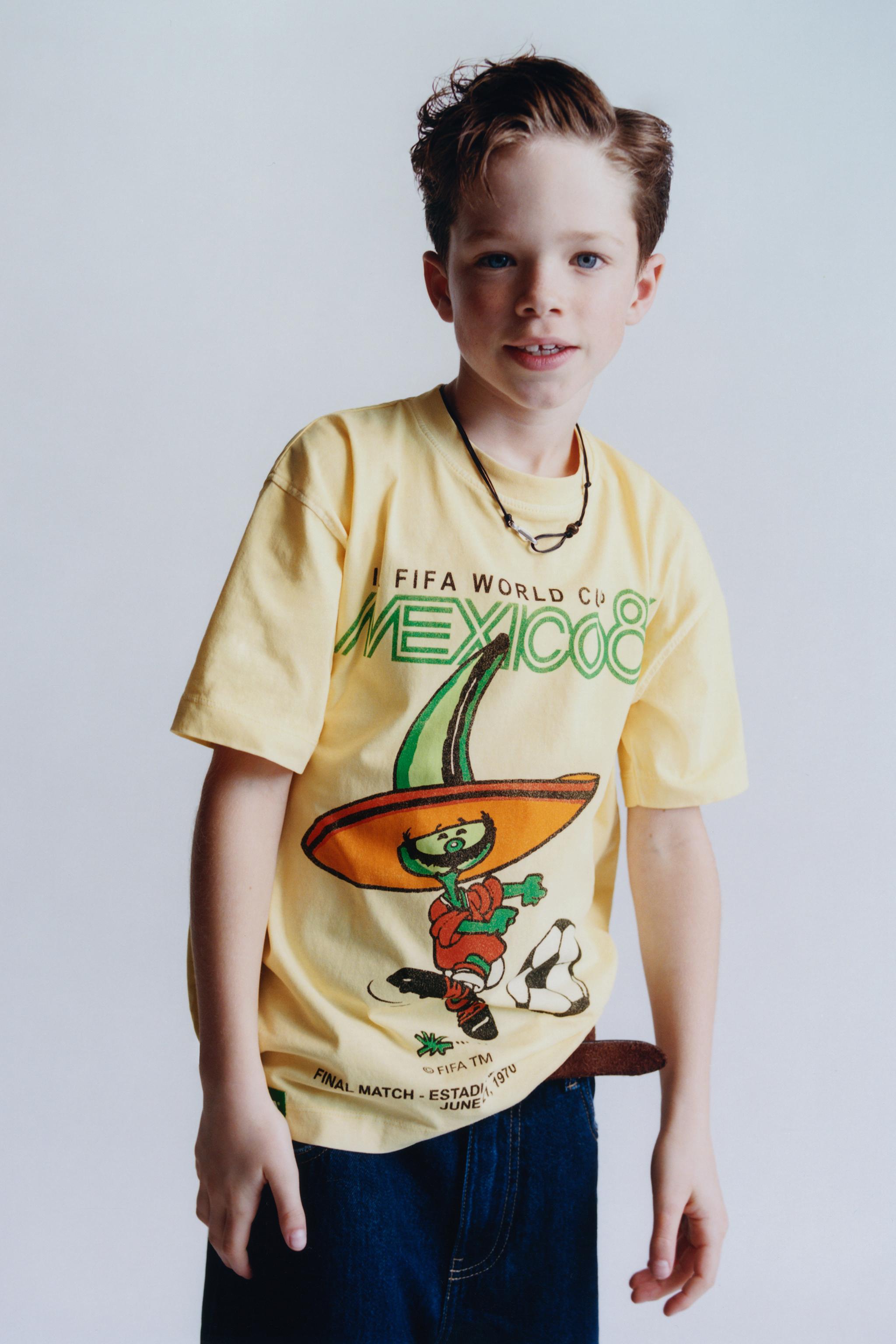 T-SHIRT IMPRIMÉ COUPE DU MONDE DE LA FIFA ™ 1986
