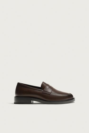 DRESS PENNY LOAFERS - Brown by Zara