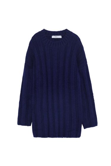 OVERSIZED RIBBED SWEATER