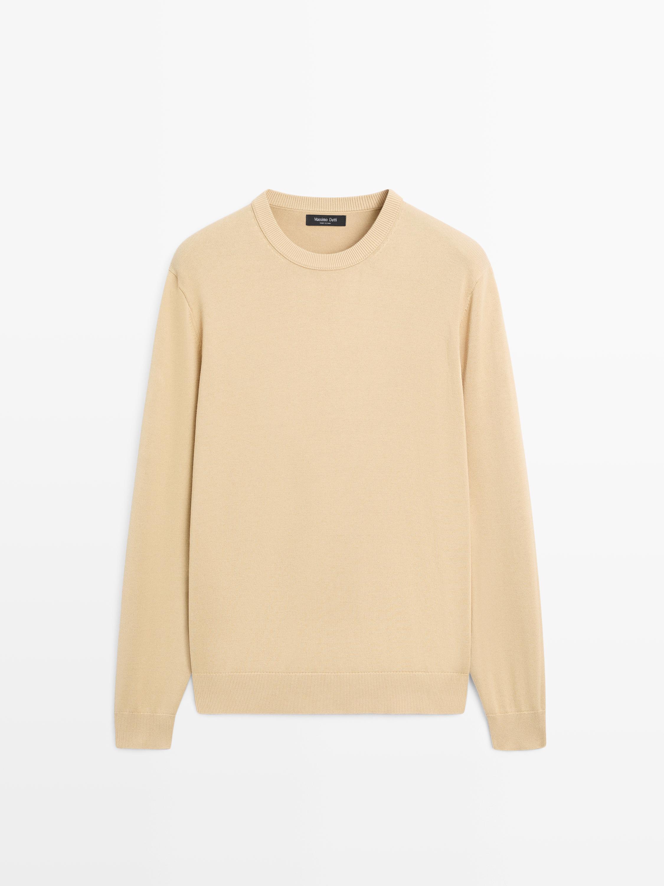Pull maille en coton