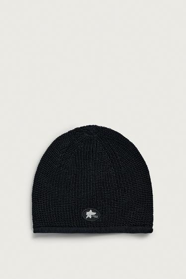 GORRO PUNTO 100% LINO PUKAS SURF  X ZARA - Marino de Zara