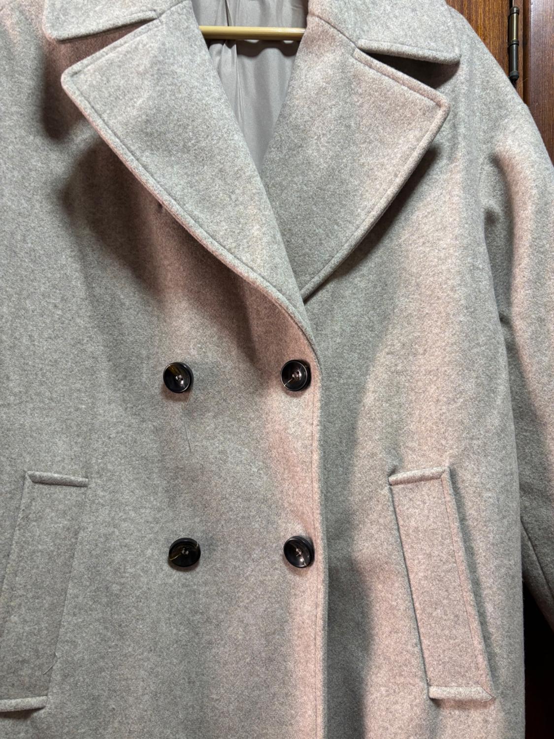 ABRIGO OVERSIZE BEIGE - Image 3