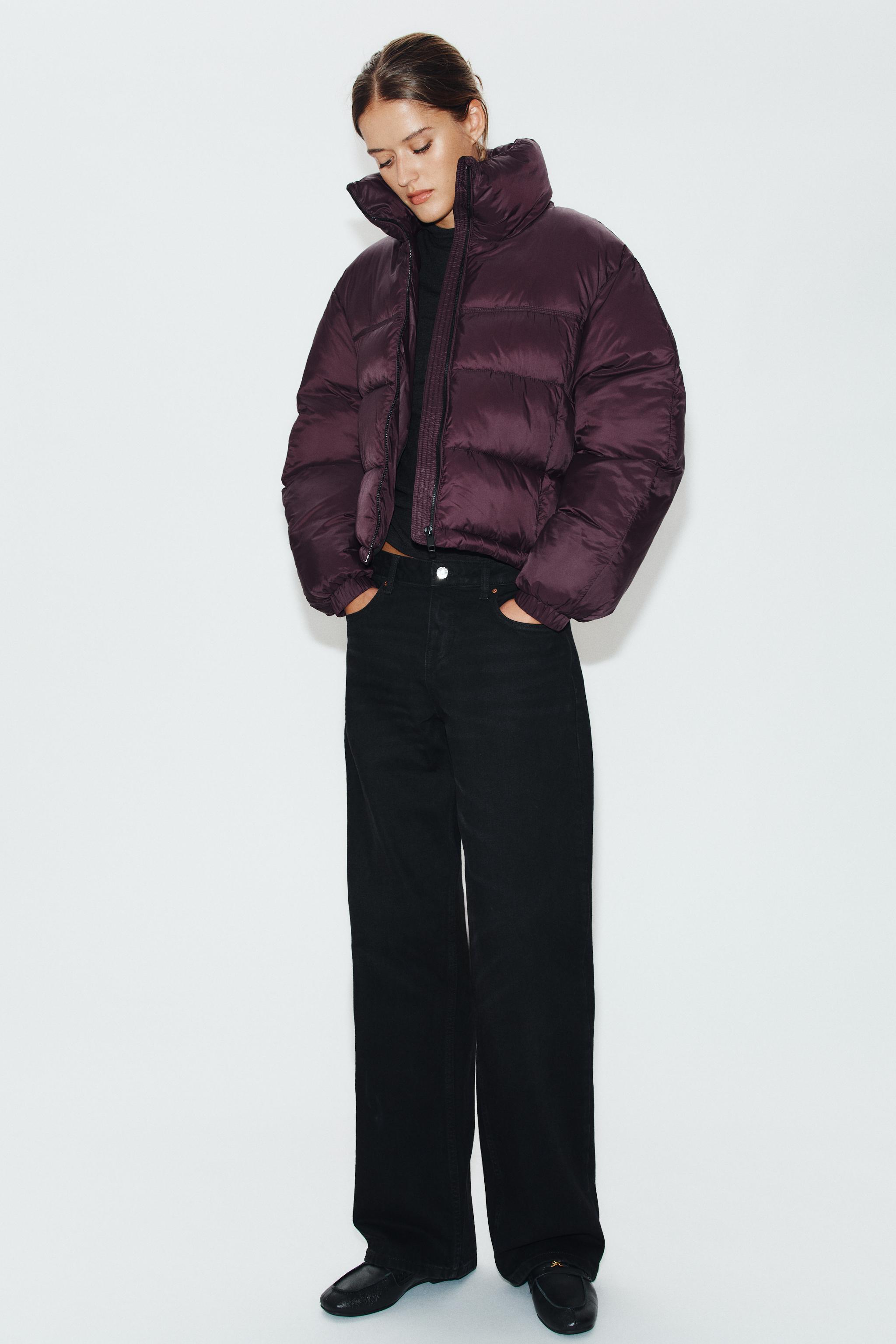 Zara WINDPROOF ACOLCHADOLU ANORAK