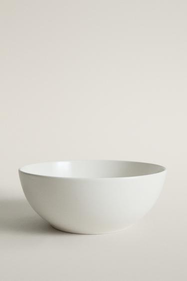 STONEWARE SALAD BOWL - Білий Zara