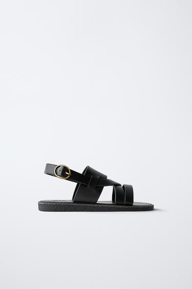 STRAPPY SANDALS - Black by Zara