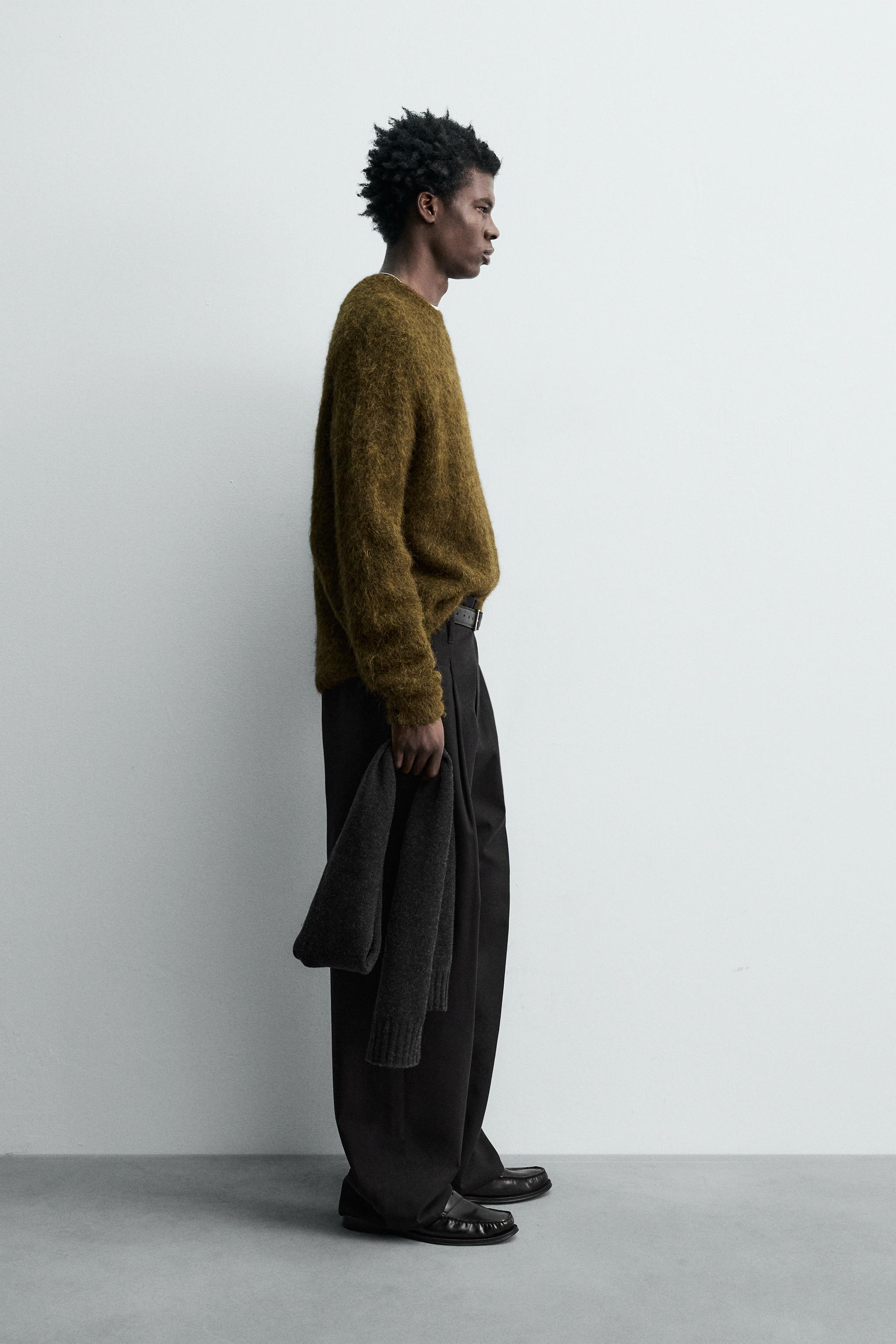 ALPACA BLEND FIBER SWEATER