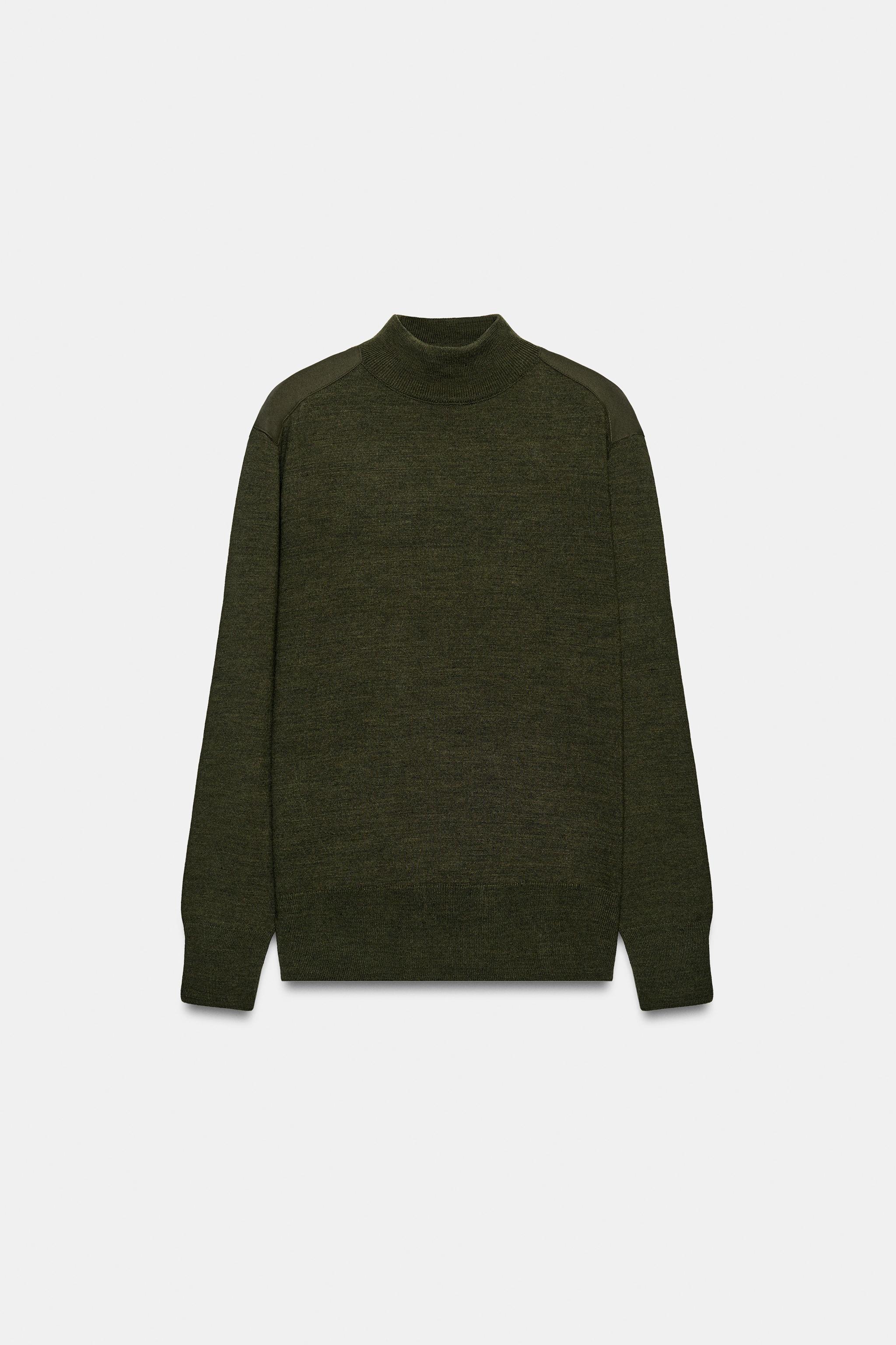 COMBINED-SHOULDER KNIT JUMPER