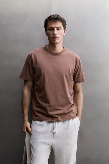 BASIC COTTON TRAINING T-SHIRT — Dark red 2