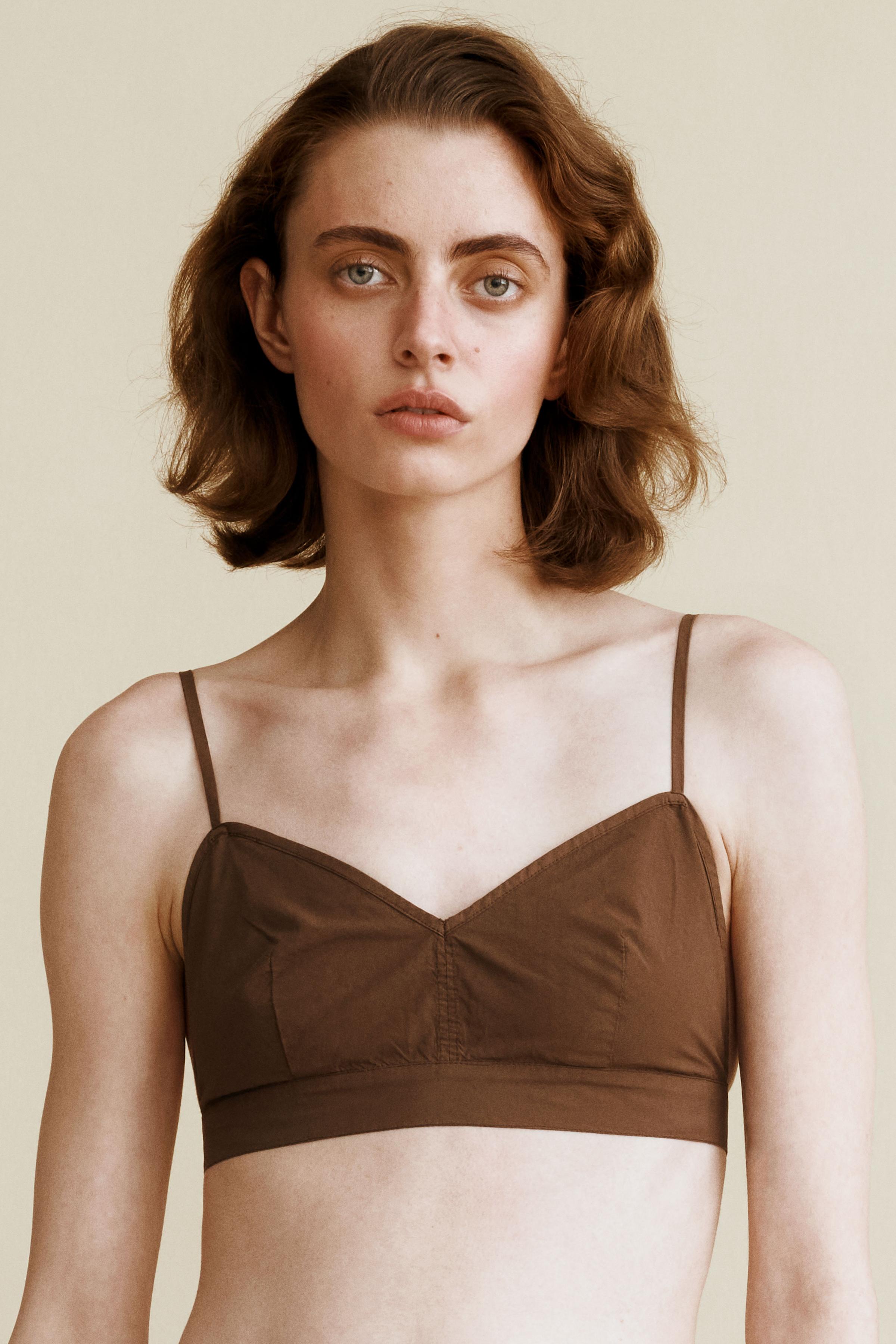 Женские рубашки Zara POPLIN TOP CREATED BY CARAMEL LONDON X
